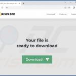 Site Web utilisé pour promouvoir PixelSee PUA 2