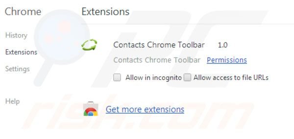 Suppression des extensions de Dogpile dans Google Chrome 