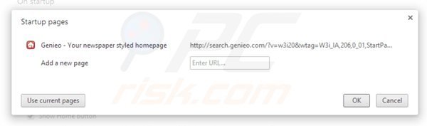 Suppression de la page d'accueil de search.genieo.com dans Google Chrome 