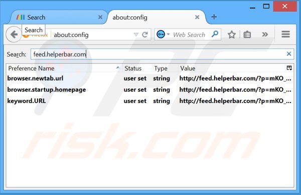 Suppression du moteur de recherche par défaut de smartbar showpass dans Mozilla Firefox 