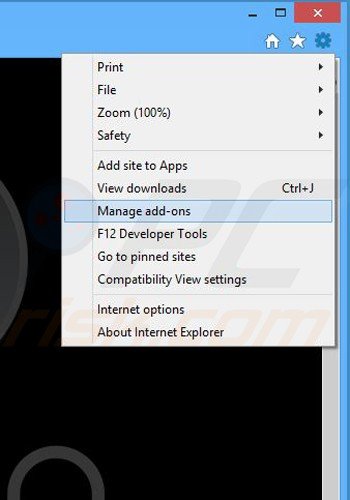 Suppression des plug-ins reliés à ebon browser dans Internet Explorer étape 1