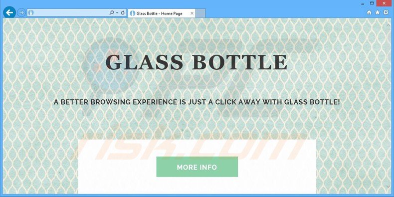 Logiciel de publicité glass bottle 