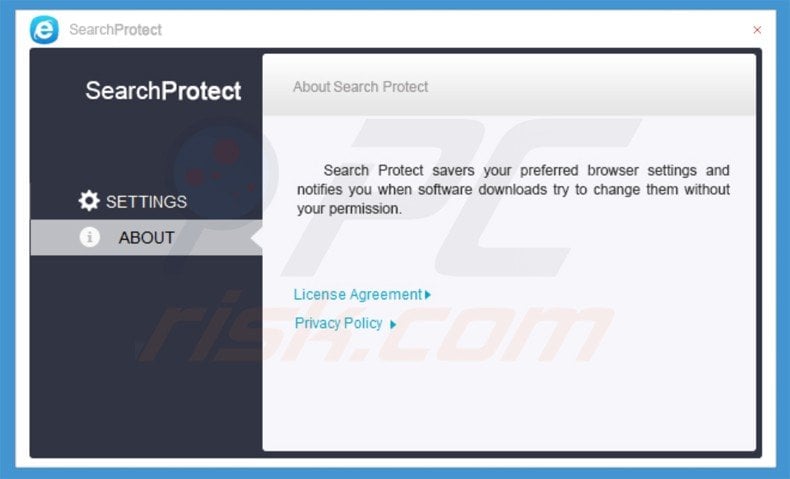 application searchprotect - xtab