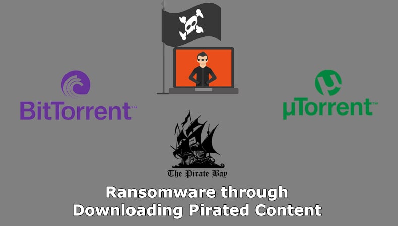 Les rançons par le téléchargement de contenus piratés