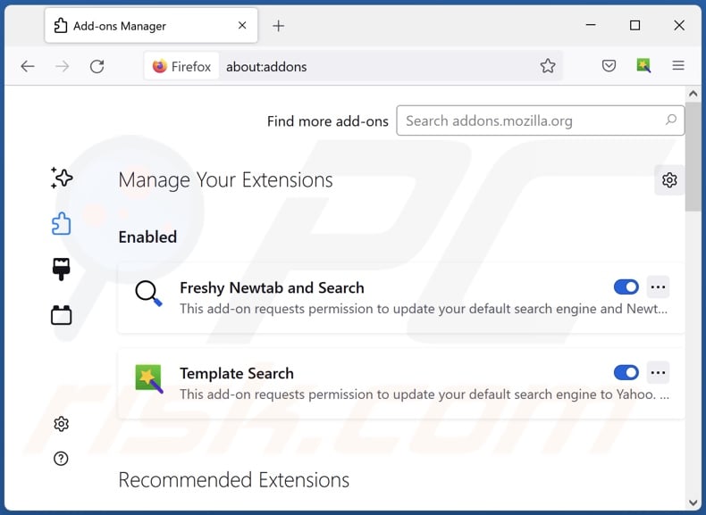 Suppression des extensions Mozilla Firefox liées à bangsearch.pro