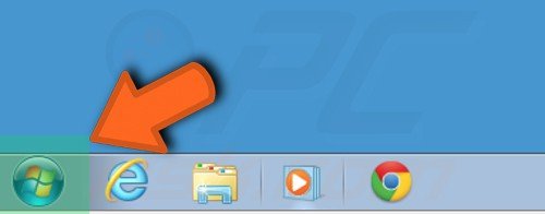 Bouton de démarrage de Windows 7