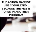 REPARER : L'action ne peut être réalisée parce que le fichier est ouvert dans un autre programme