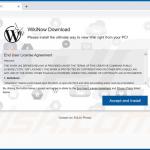 Site Web faisant la promotion du logiciel publicitaire WikiNow 1