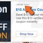 Exemple de publicité fournie par l'adware Chrome Tools 2