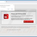 Site Web utilisé pour promouvoir le pirate de navigateur PDFSearchHQ 1