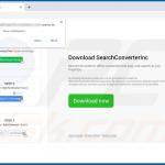 Site Web utilisé pour promouvoir le pirate de navigateur SearchConverterInc 1