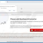 Site Web utilisé pour promouvoir le pirate de navigateur BestSearchConverter 1