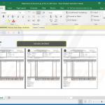 Document MS Excel malveillant distribué par courrier électronique MSC (exemple 4)