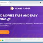 Site Web utilisé pour promouvoir le pirate de navigateur Movie Finder