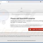 Site Web utilisé pour promouvoir le pirate de navigateur SearchHDConverter 3