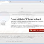 Site Web utilisé pour promouvoir le pirate de navigateur QuickPDFConverterSearch 1