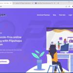 Site Web faisant la promotion d'une extension de navigateur de cookie stuffing (FlipShope - Price Tracker Extension)