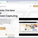 Site Web faisant la promotion d'une extension de navigateur de cookie stuffing (Full Page Screenshot Capture - Screenshotting)