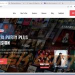 Site Web faisant la promotion d'une extension de navigateur de cookie stuffing (Netflix Party) 2