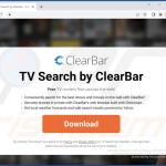 Website promoting ClearBrowser adware 1