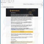 BNB Chain Airdrop scam promoting spam email 2