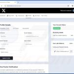 X Token Presale scam promu faux portefeuille de crypto-monnaie 4