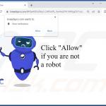 Exemple d'un site utilisant un faux test CAPTCHA pour envoyer des notifications de spam au navigateur 3