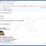 Maliciel QuirkyLoader diffusant un e-mail frauduleux 1