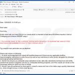 Maliciel QuirkyLoader diffusant un e-mail frauduleux 2