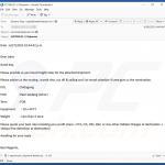 Maliciel QuirkyLoader diffusant un e-mail frauduleux 9