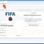 Site web frauduleux FIFA 2026 World Cup (exemple 1)