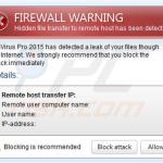 fausse alerte d'antivirus pro 2015 échantillon 2