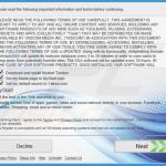 Installateur de logiciels gratuits décevants utilisé dans la distribution de pirates de navigateur exemple  4