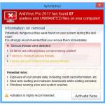 Fausse alerte d'AntiVirus Pro 2017 échantillon 3