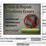 Navigateur Internet Décevant Tortuga générant des publicités intrusives (échantillon 2)