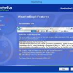 Configuration de l'installation de WeatherBug 