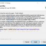 Installateur du logiciel de publicité fresh outlook échantillon 4