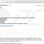 email distribuant le logiciel malveillant Emotet (exemple 1)