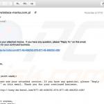 email distribuant le logiciel malveillant Emotet (exemple 2)