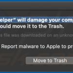 helper Will Damage Your Computer. You Should Move It To The Trash.