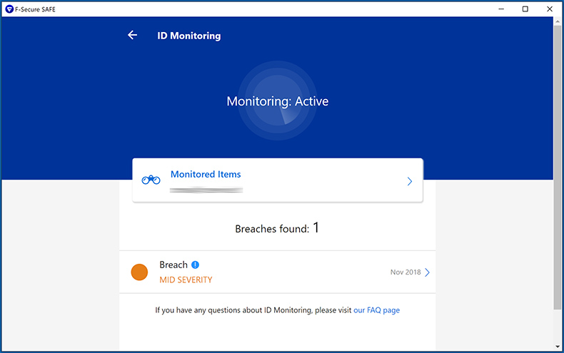 Surveillance de F-Secure Anti-Virus