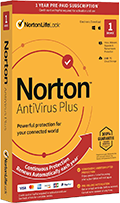 Norton AntiVirus Plus box