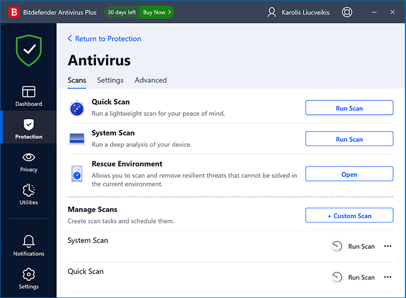Analyse de Bitdefender Antivirus Plus