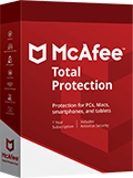 McAfee Total Protection boîte