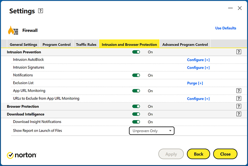 Norton AntiVirus Plus protection de la navigation sur le Web