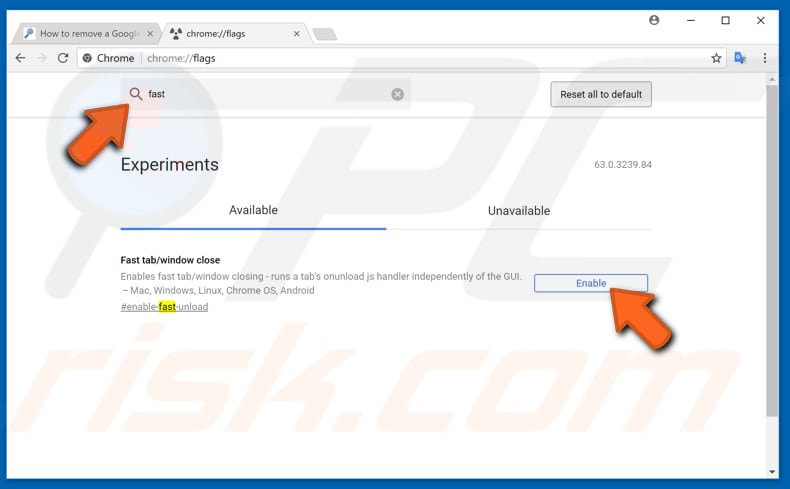 rendez votre google chrome plus rapide avec les fonctionnalités expérimentales étape 2