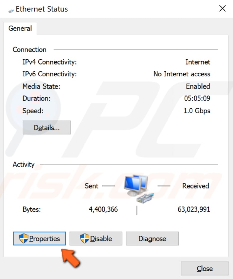 vérifier si les adresses IP sont correctement attribuées étape 4