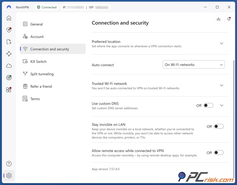 Activer la connexion automatique aux réseaux Wi-Fi