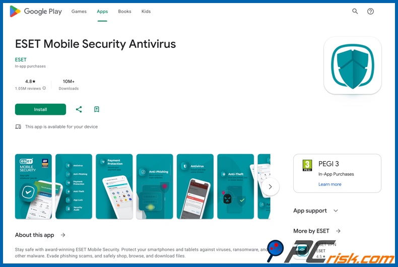ESET sur Google Play