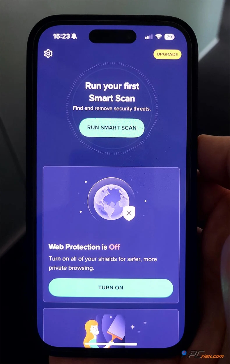 Avast pour iPhone